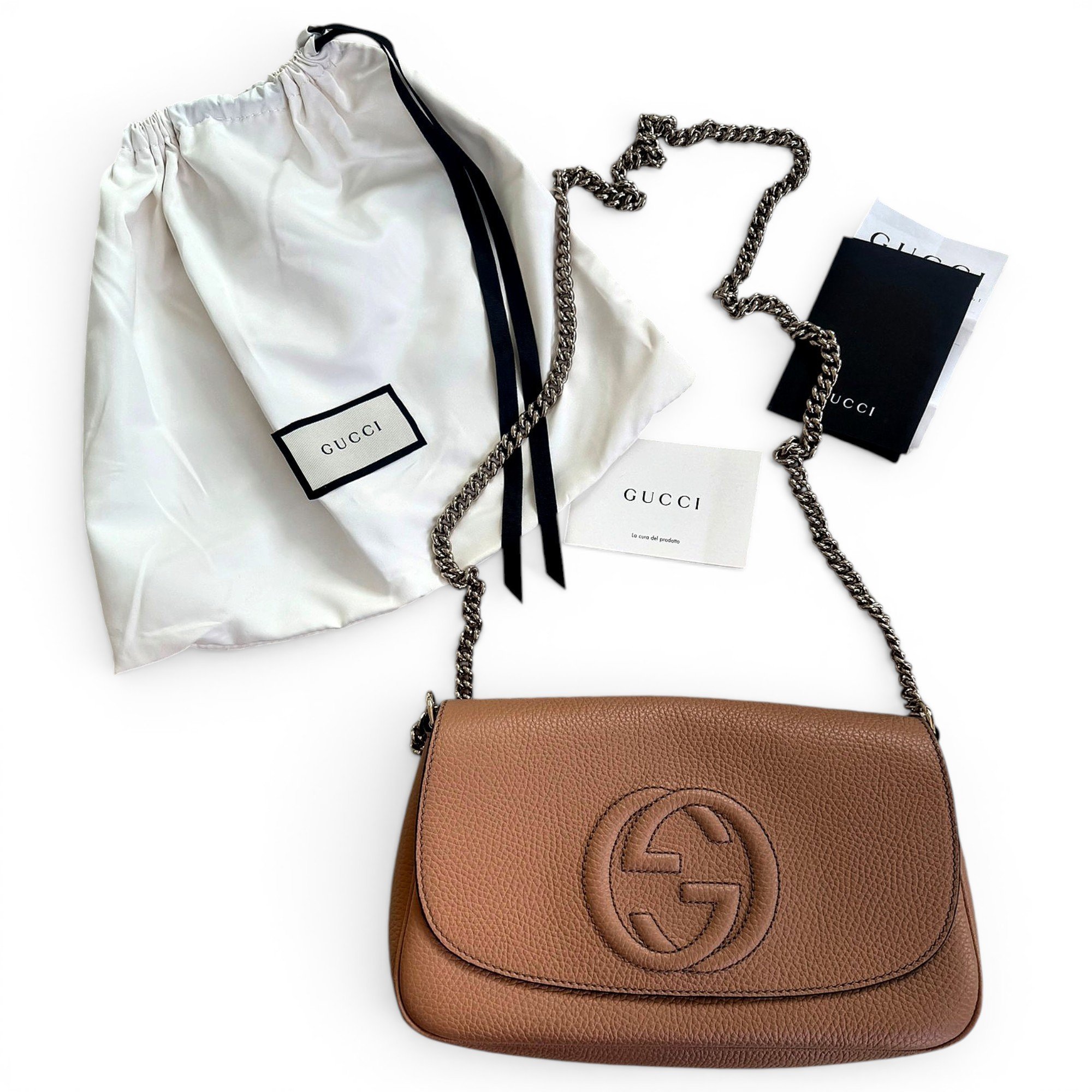 Leather handbag