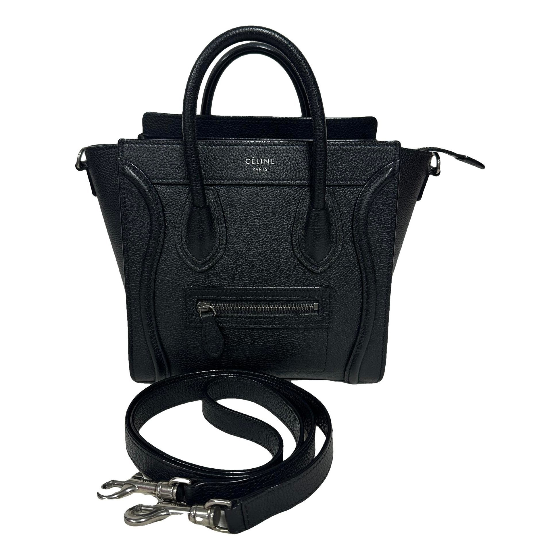 Nano Luggage leather handbag