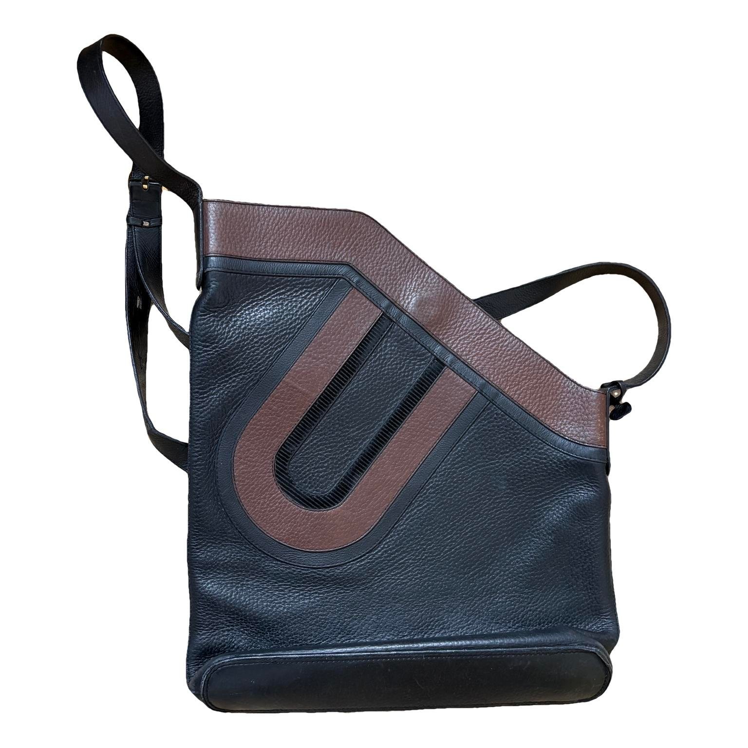 Leather crossbody bag