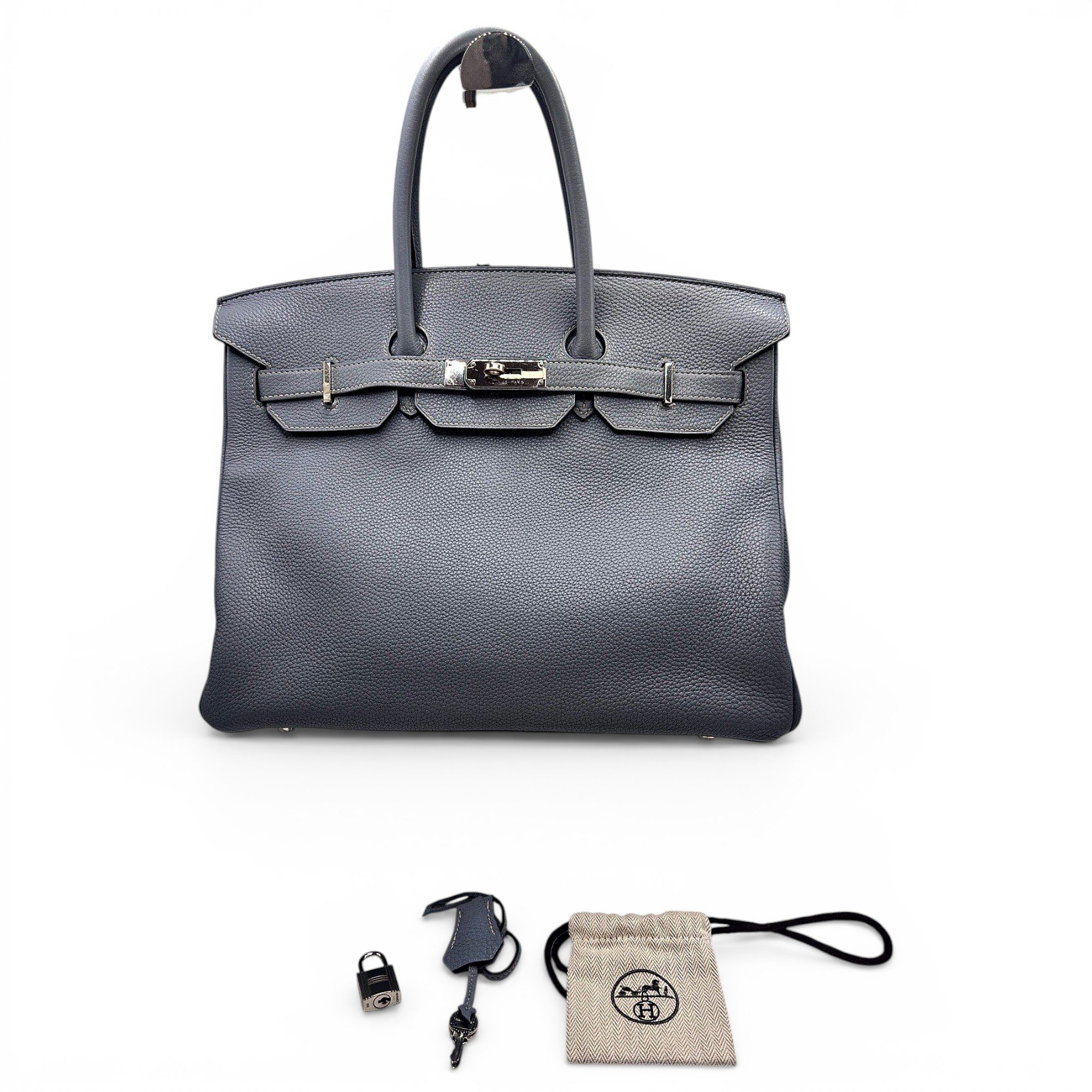Birkin 35 leather handbag