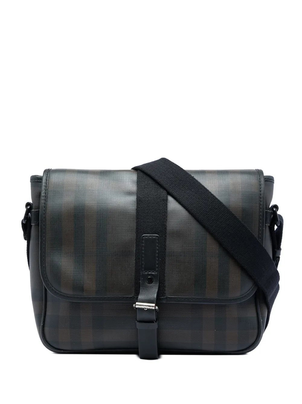 2000-2017 Smoke Check Coated Canvas crossbody bag