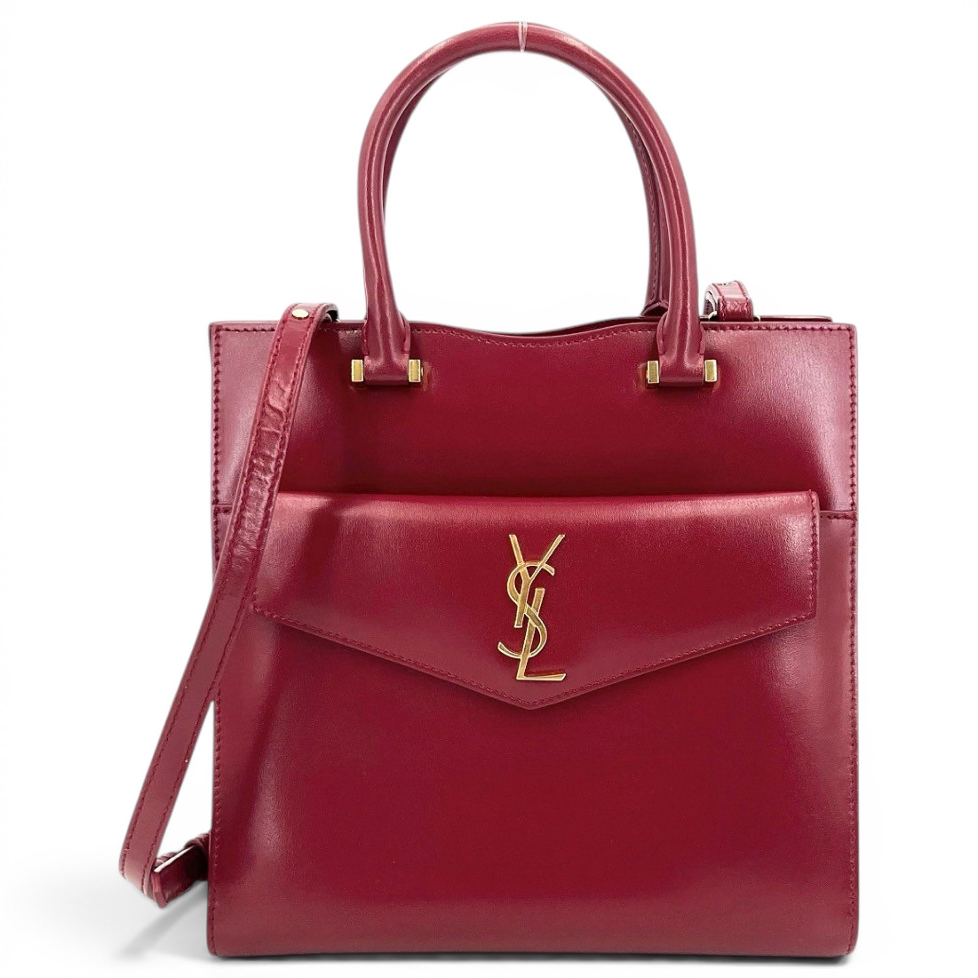 Uptown leather handbag