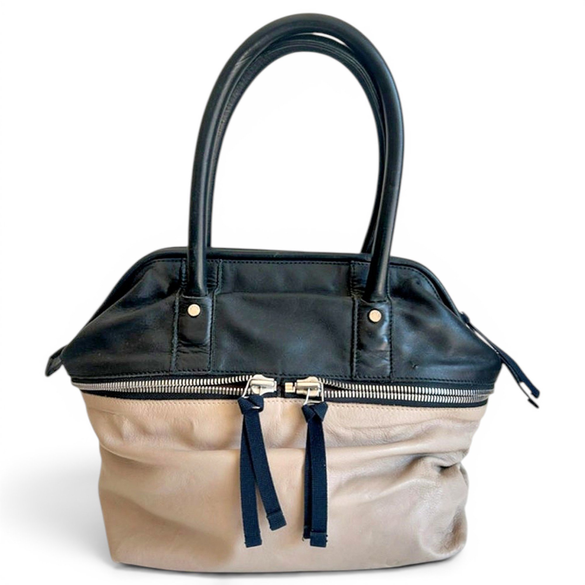 Leather handbag