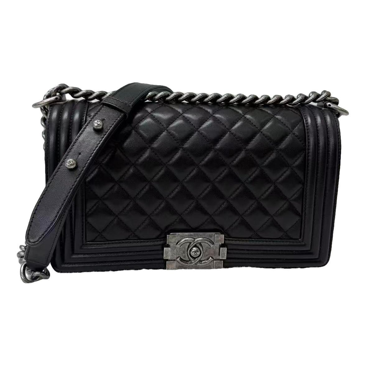 Boy leather crossbody bag