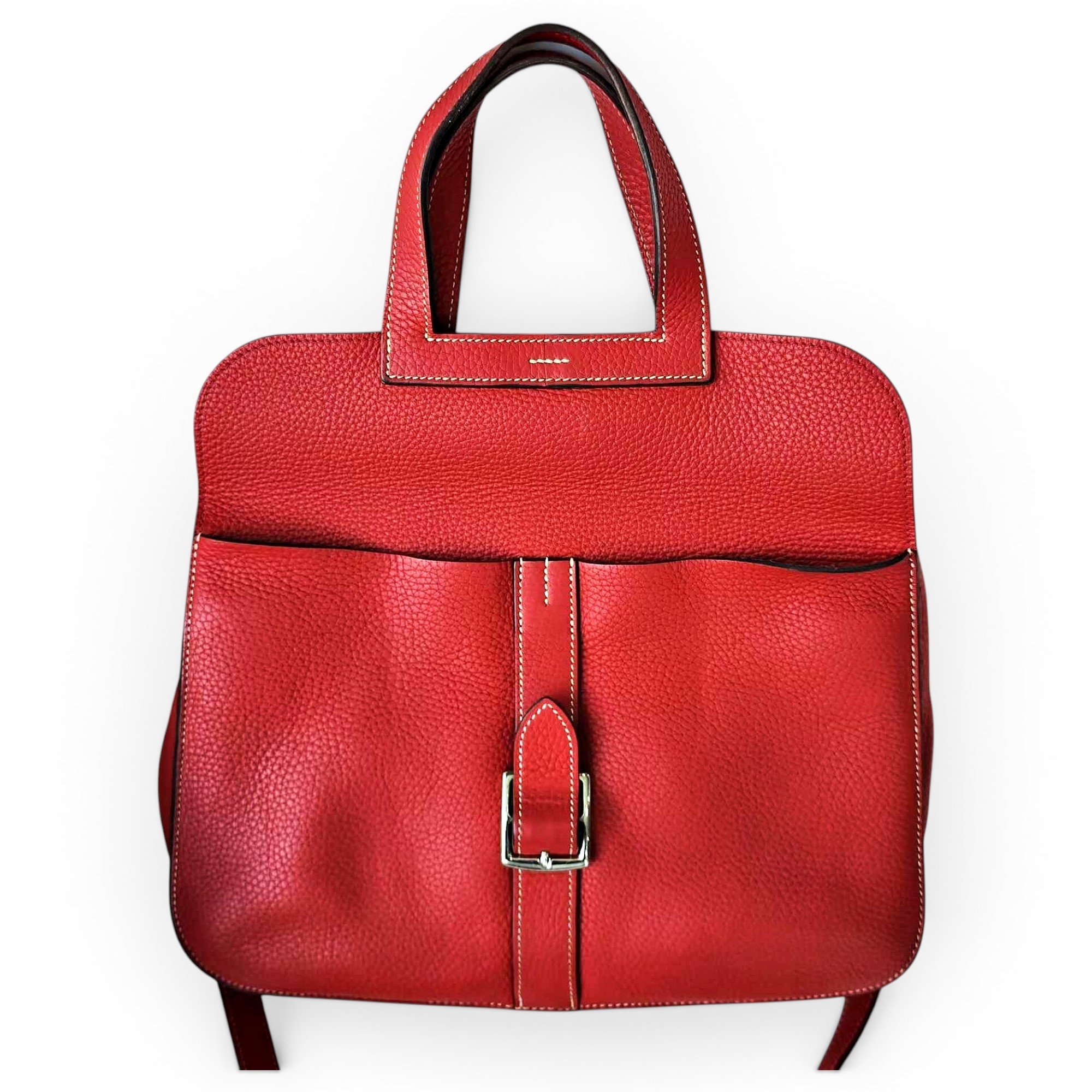 Halzan leather handbag