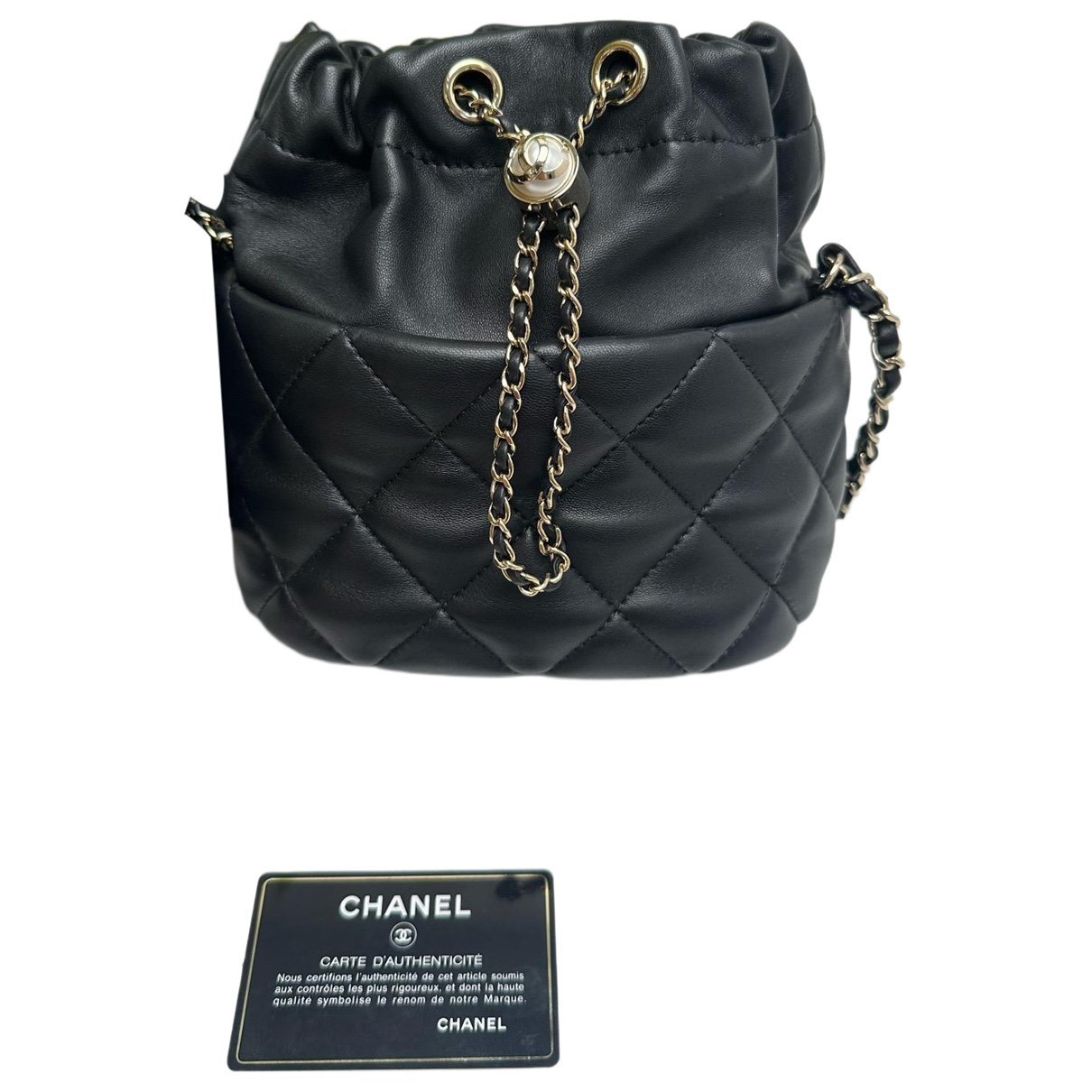 Gabrielle Bucket leather bag