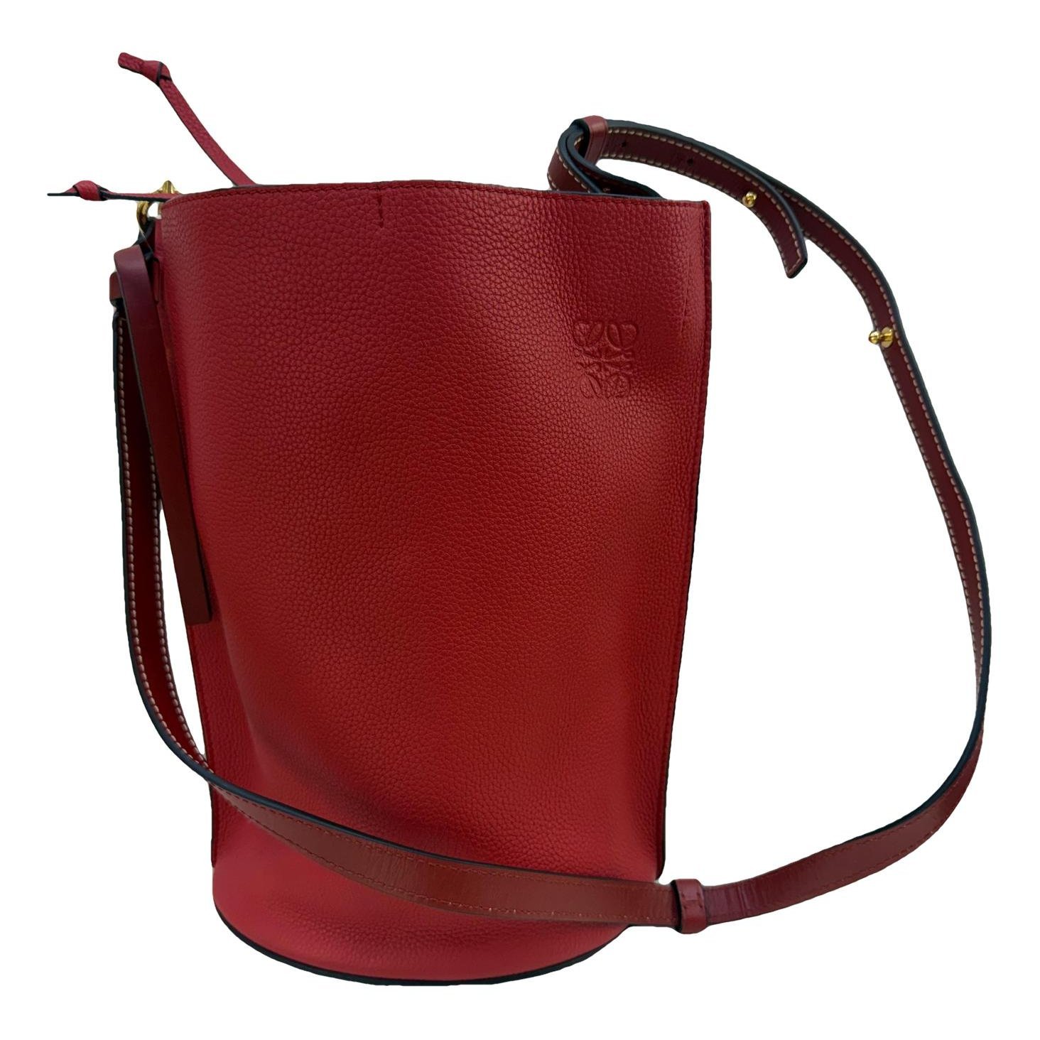 Leather tote