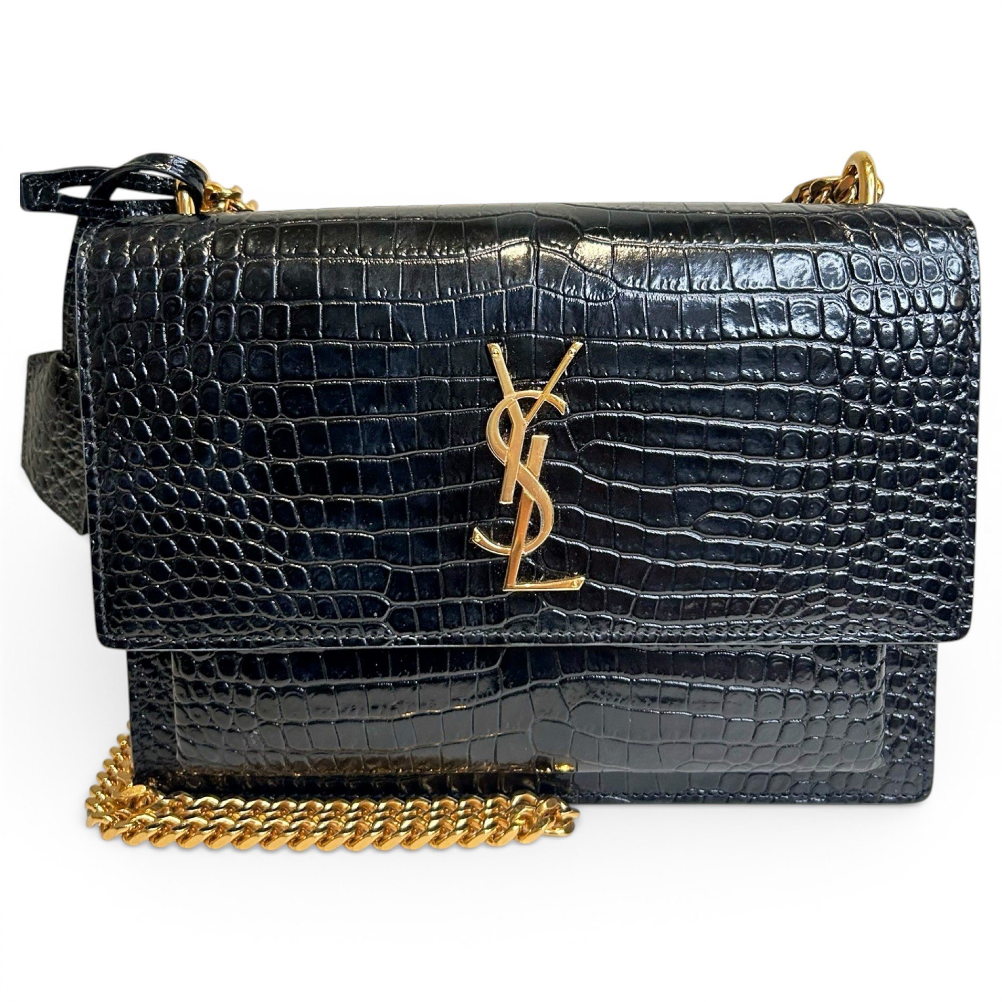 Sunset leather handbag