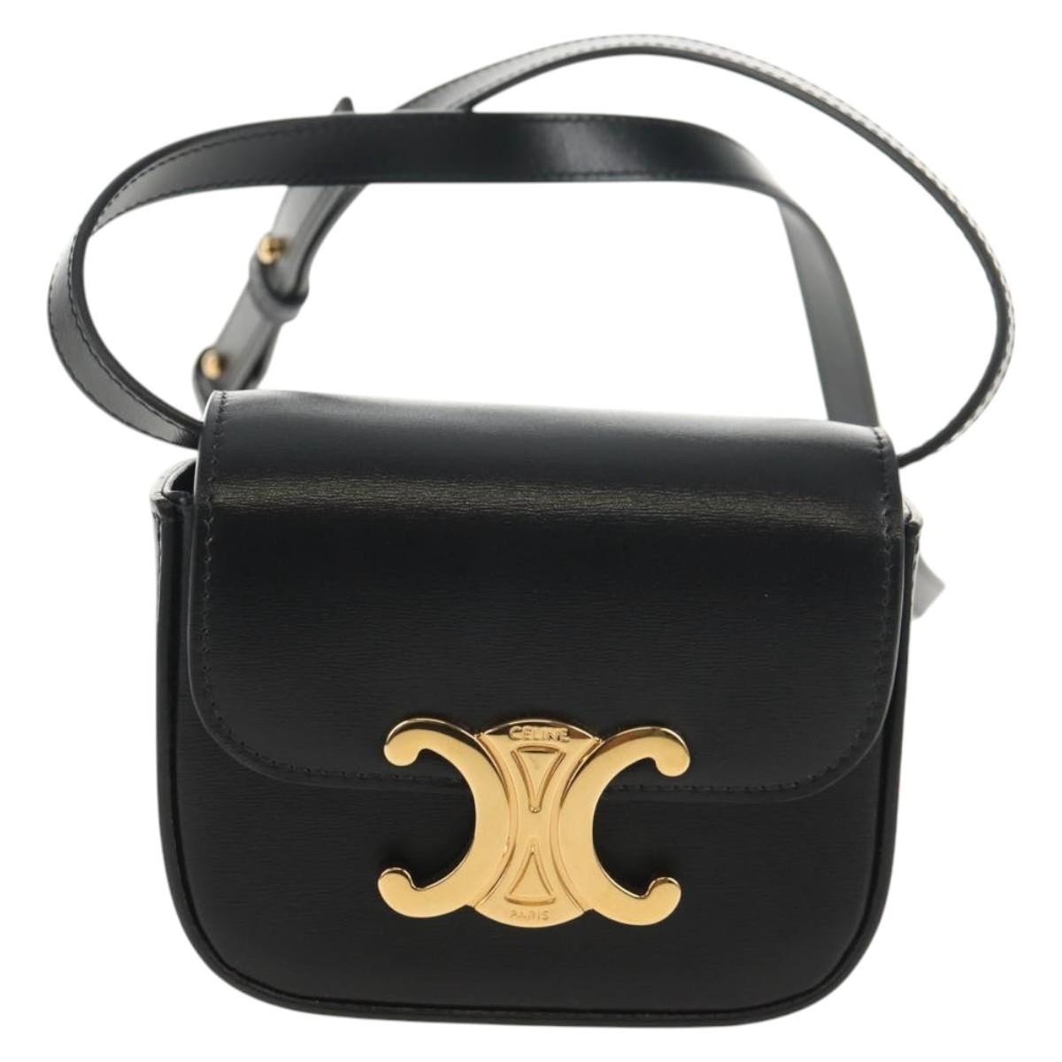 Triomphe leather handbag