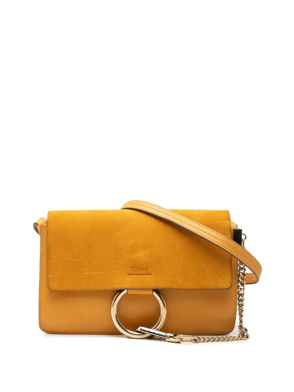 2016 Small Suede and Calfskin Faye crossbody bag