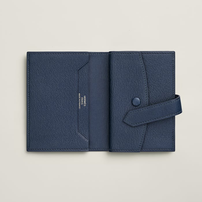 Navy Bearn Mini Wallet