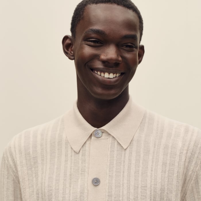 Ficelle Short-sleeve Straight Cut Shirt