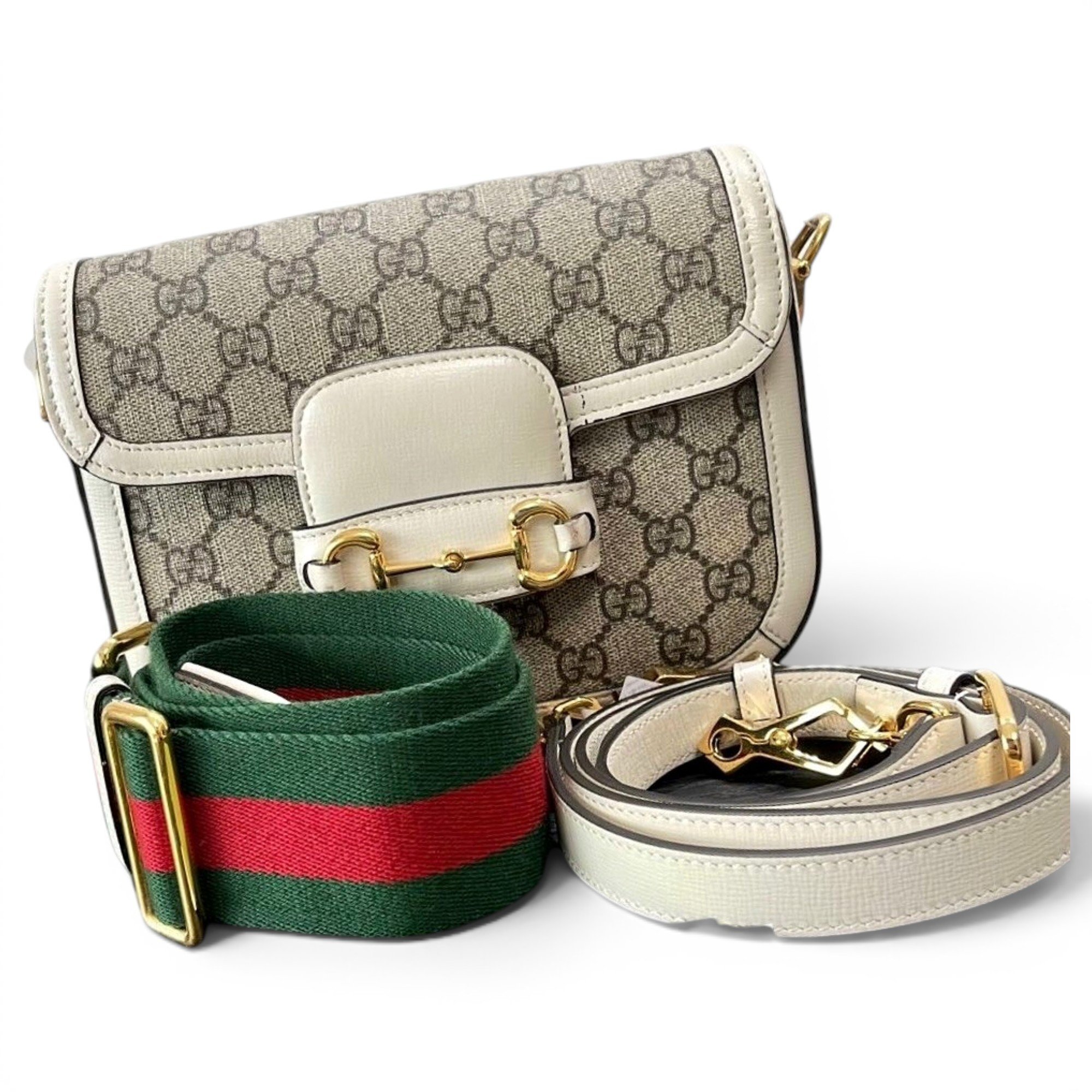 Horsebit 1955 Flap leather handbag