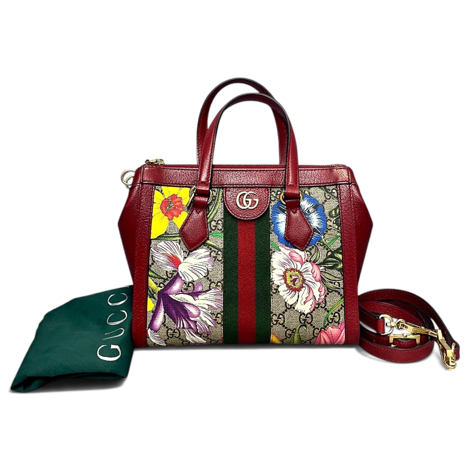 Ophidia Top Handle vinyl handbag