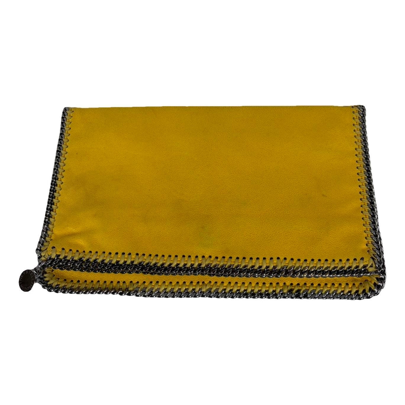 Stella McCartney Falabella vegan leather clutch bag