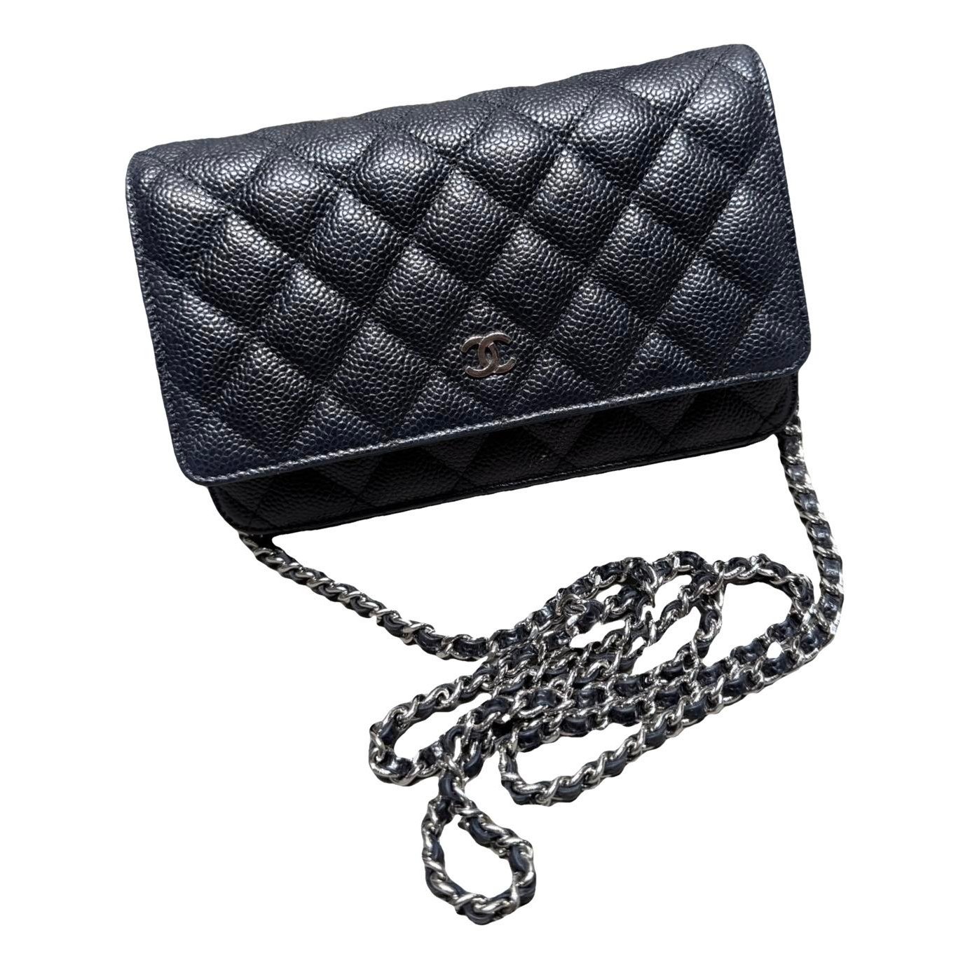 Wallet On Chain Timeless/Classique leather handbag