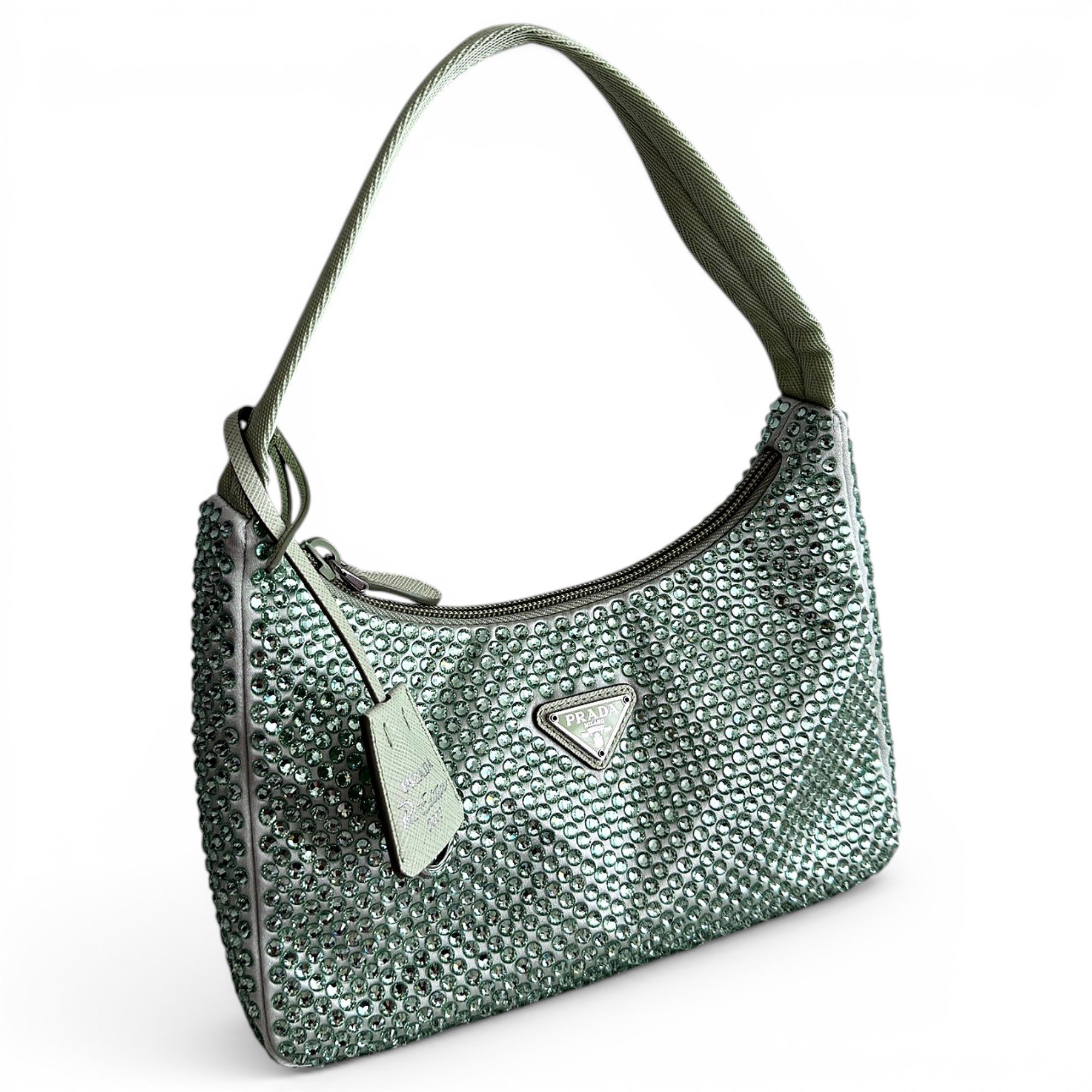 Re-Edition 2000 silk handbag