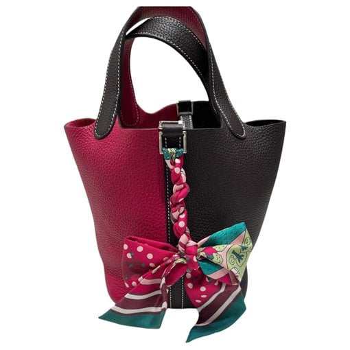 Picotin leather handbag