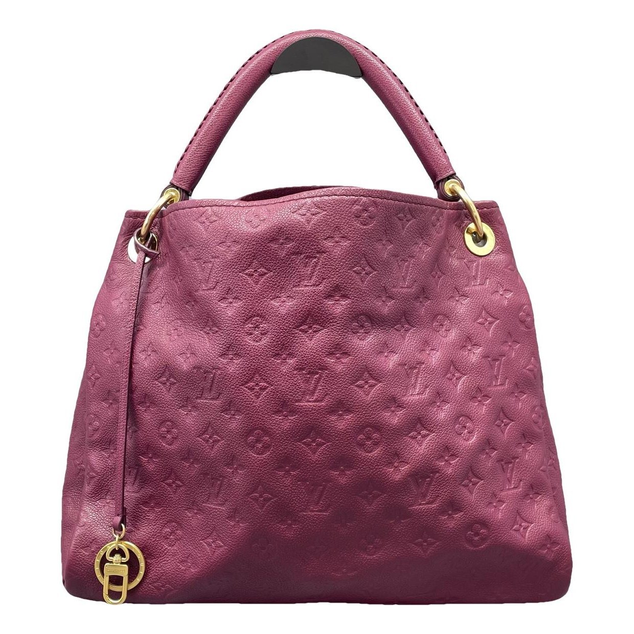 Artsy leather handbag