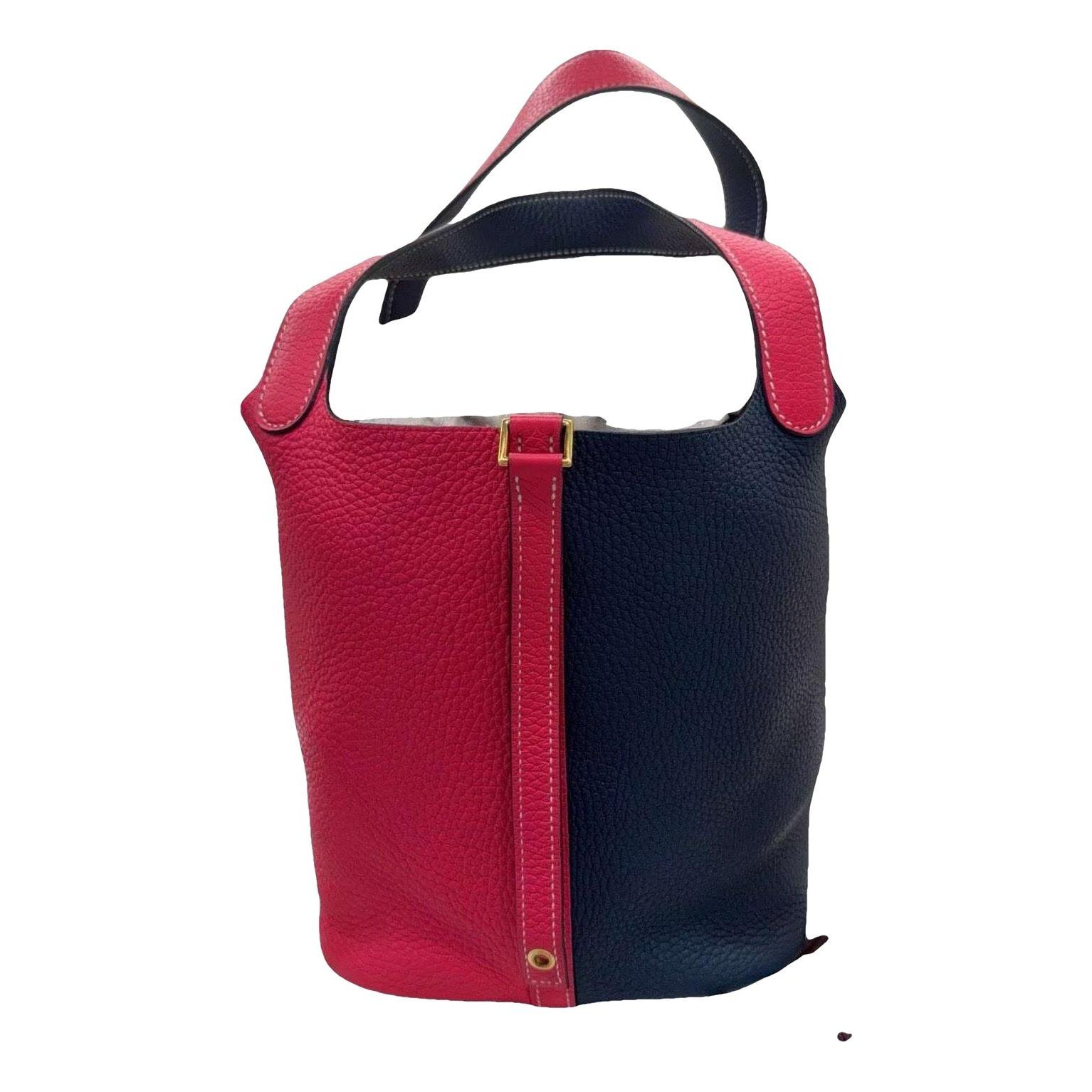 Picotin leather handbag