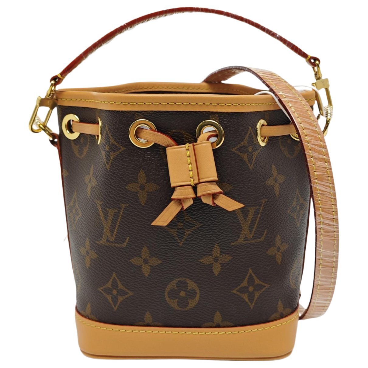Nano Noé leather handbag