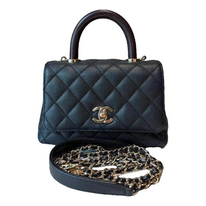 Coco Handle leather handbag