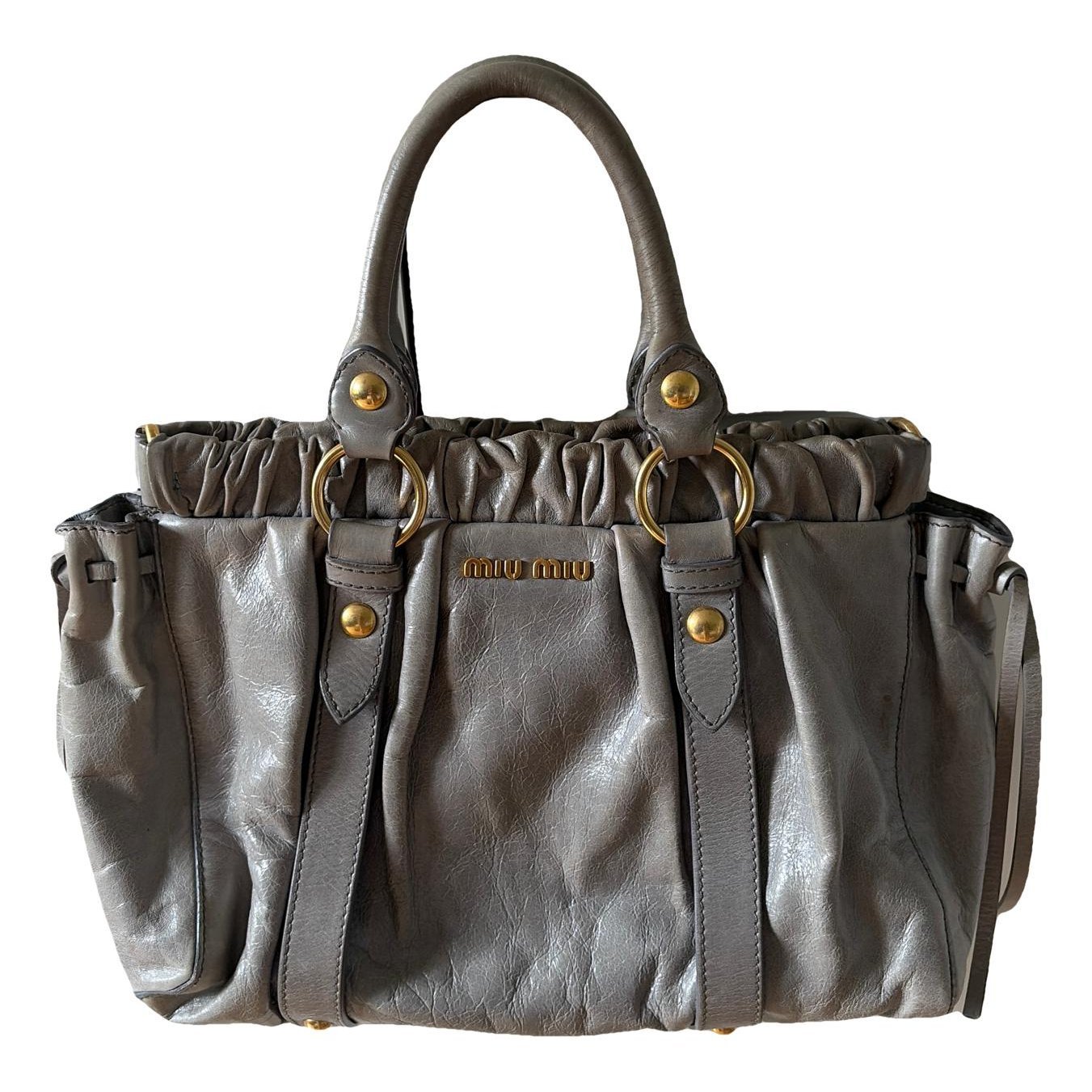 Miu Miu Vitello leather handbag