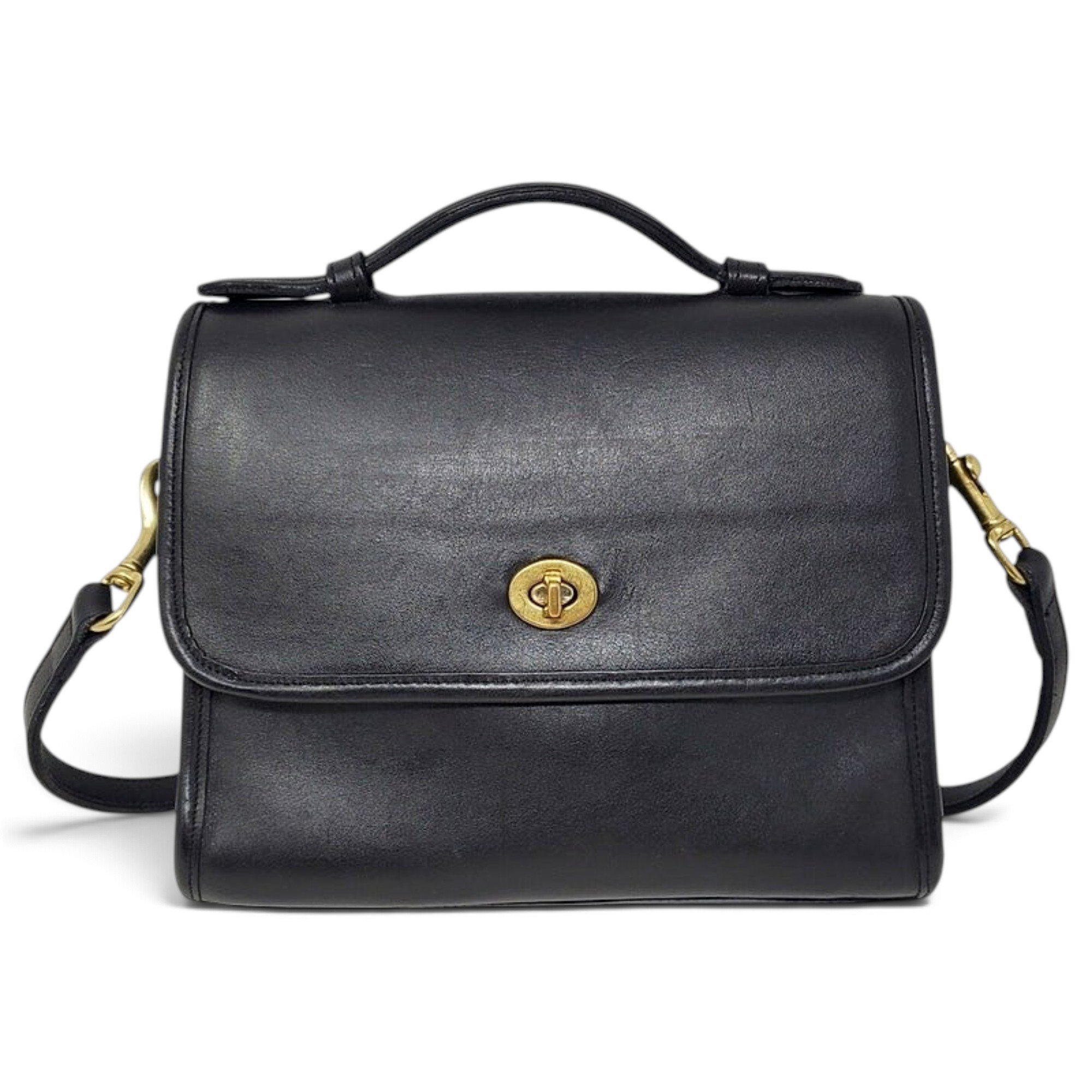 Leather satchel