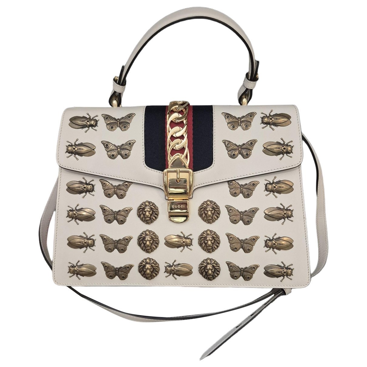 Sylvie Top Handle leather handbag