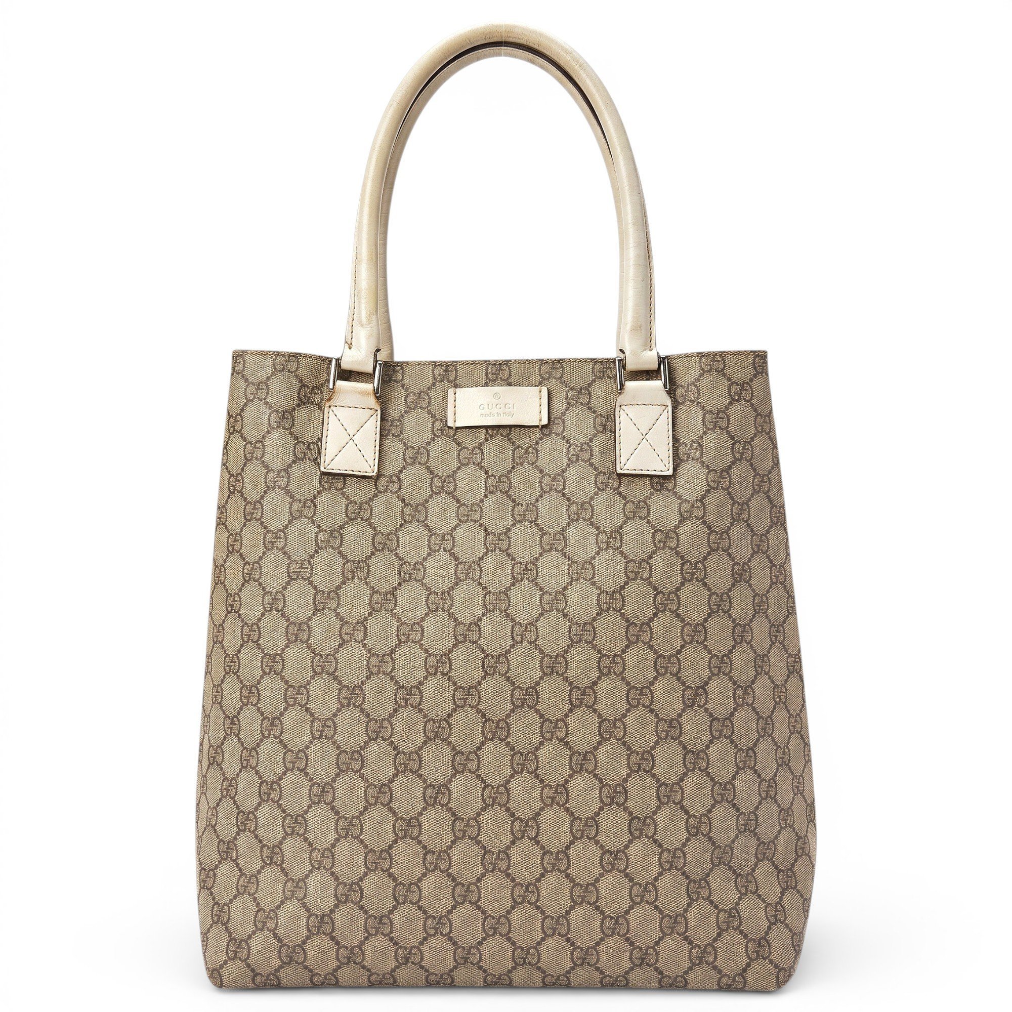 Leather tote