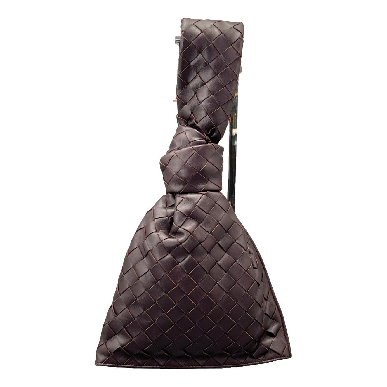 Twist leather handbag