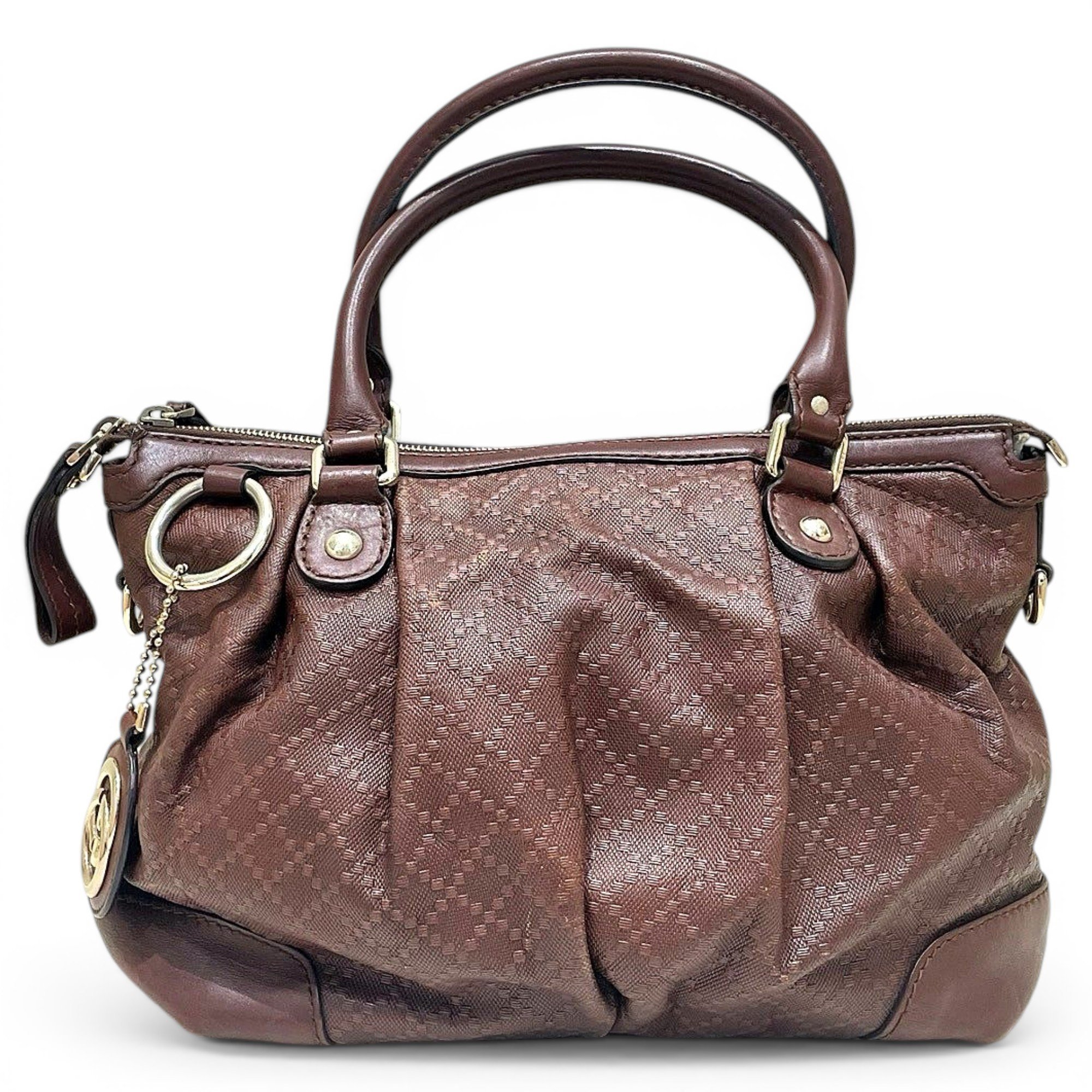 Leather handbag