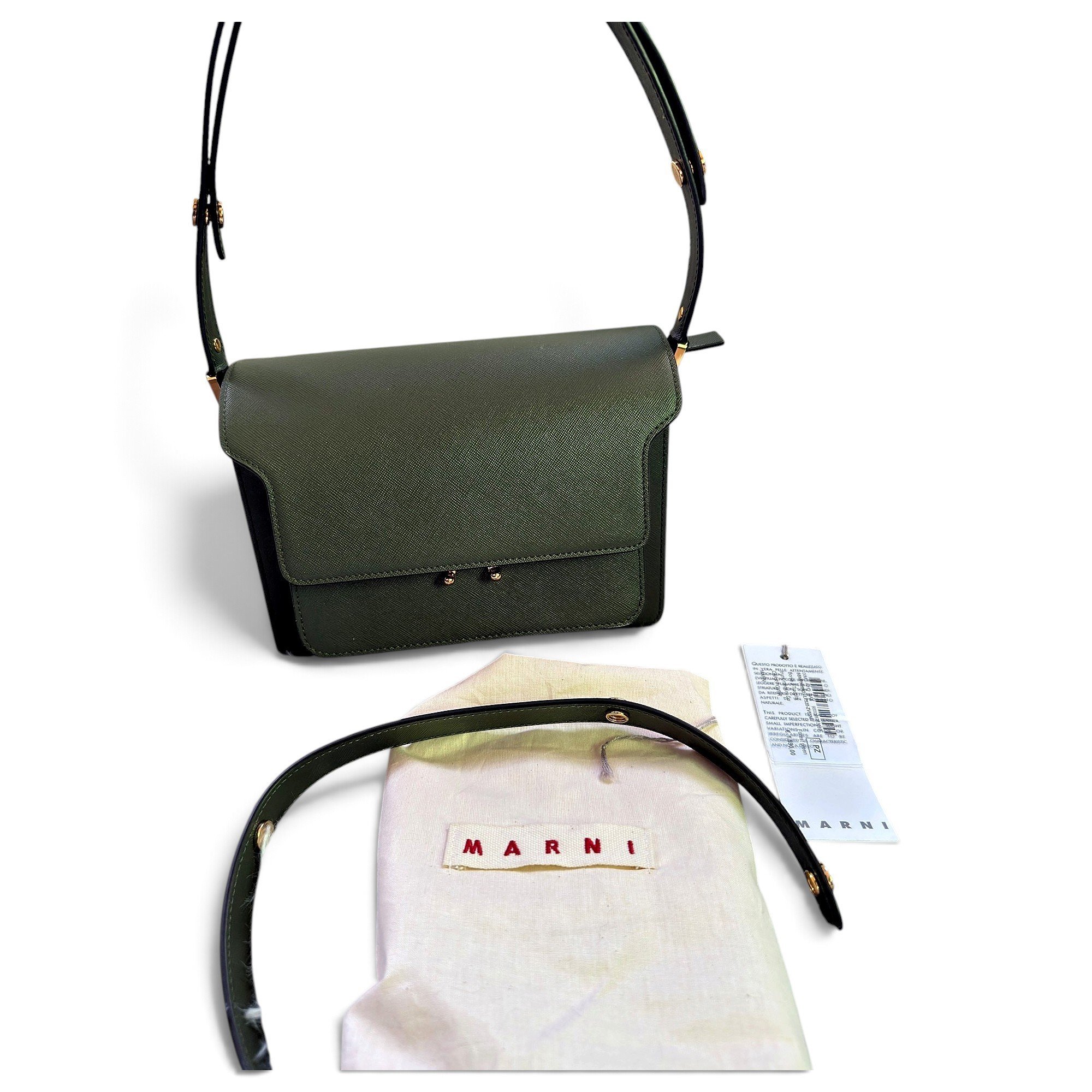 Trunk leather handbag
