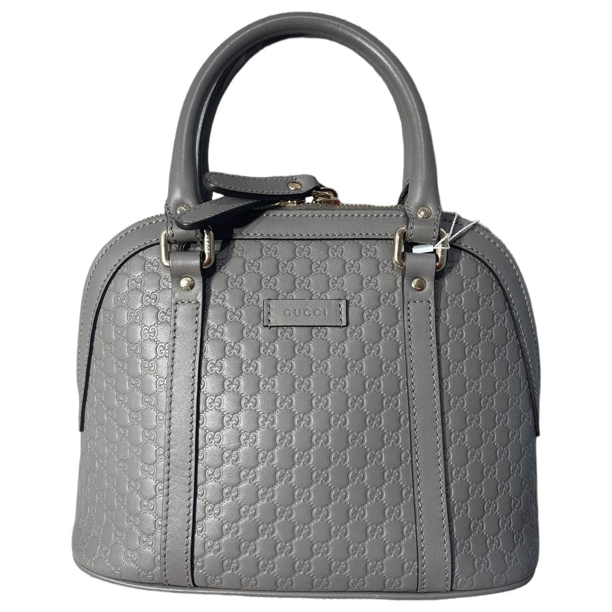 Dôme leather handbag