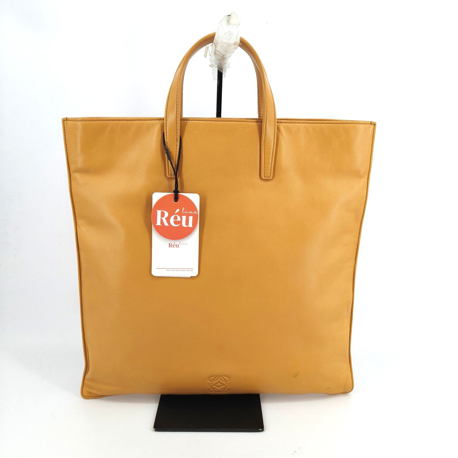 Leather tote
