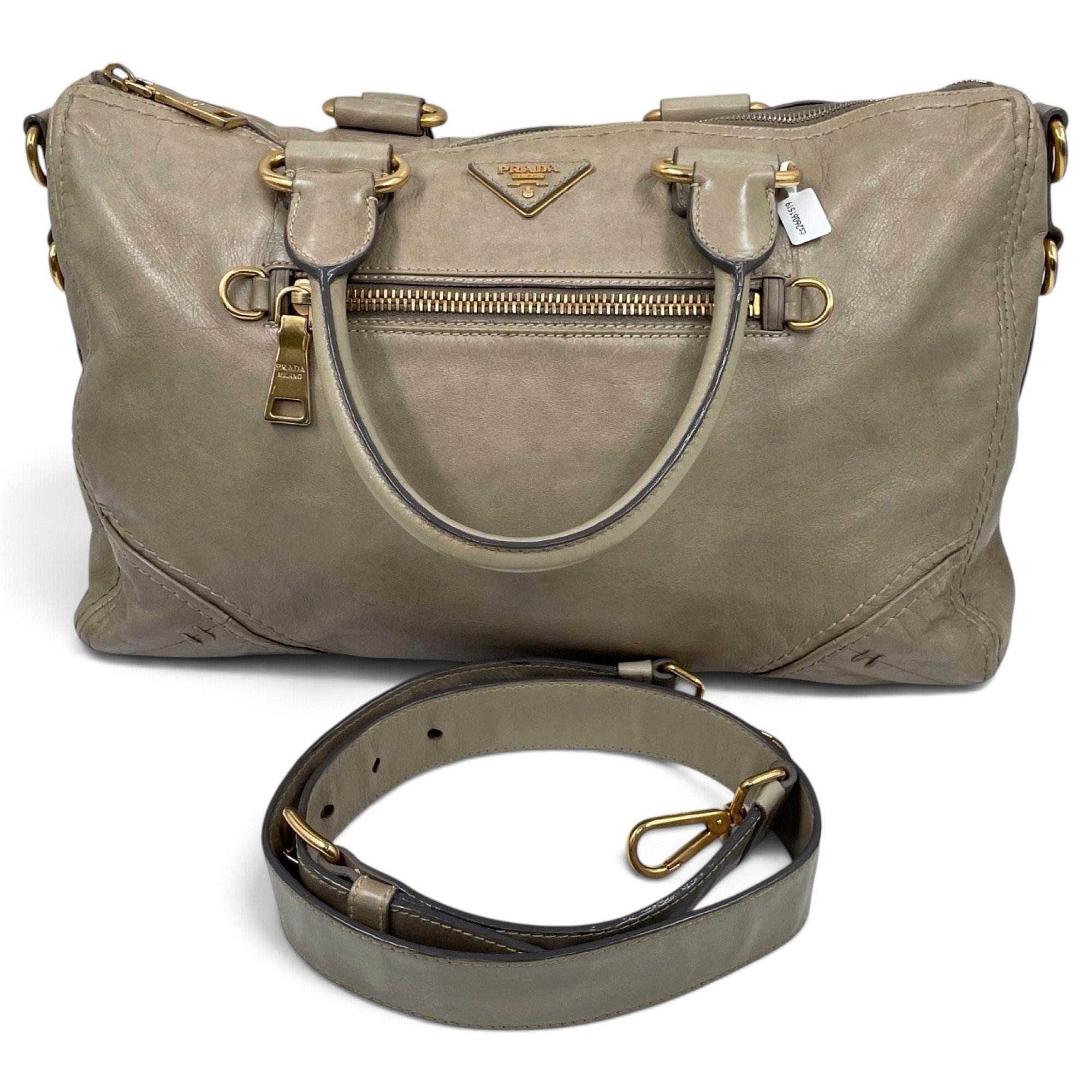 Leather handbag