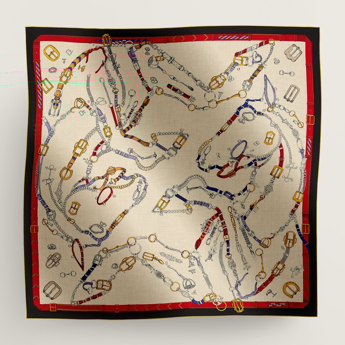Chevaux Dechaines shawl 140