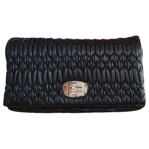 Miu Miu Miu Crystal leather handbag