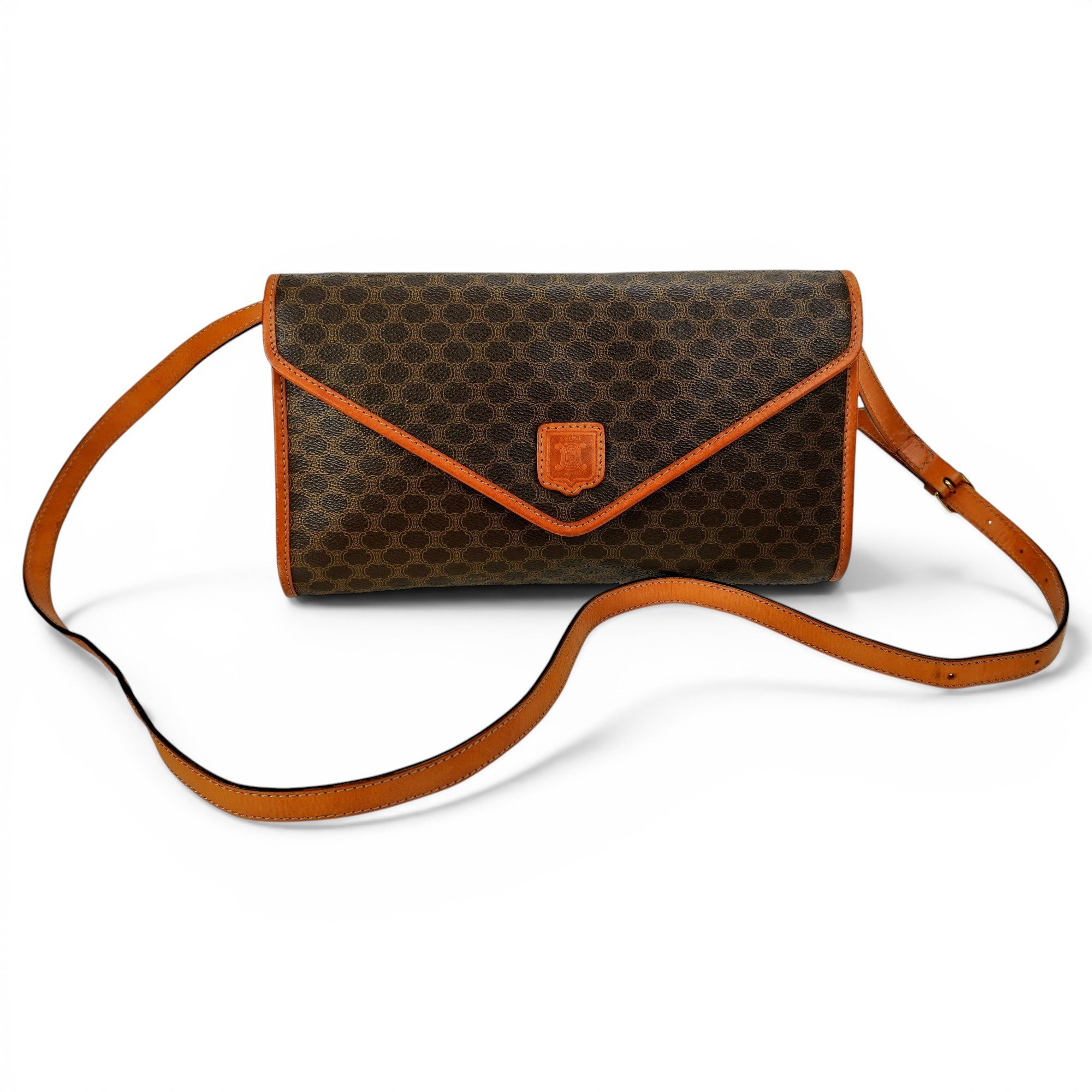 Triomphe leather crossbody bag