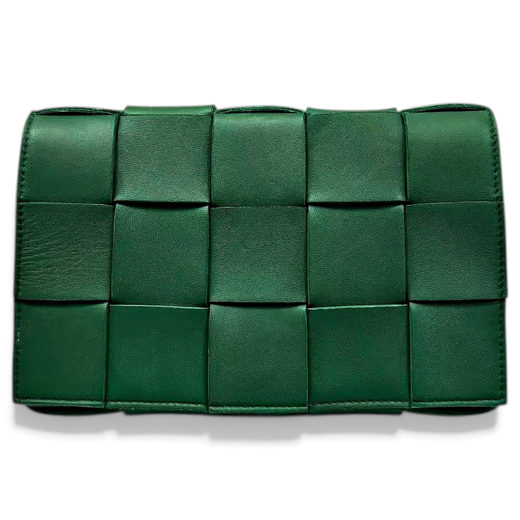 Cassette leather handbag