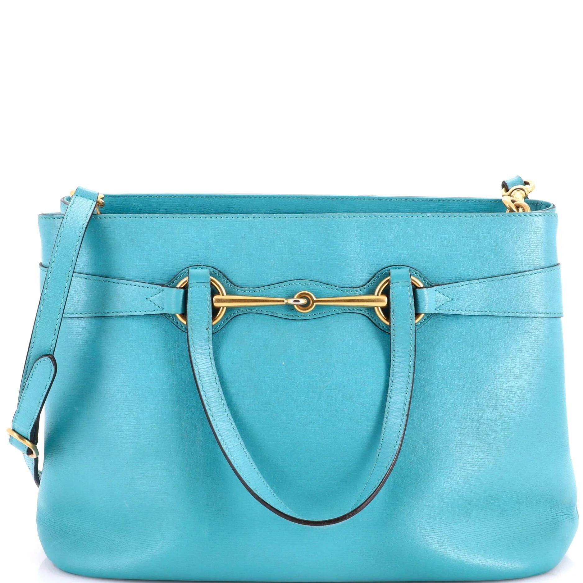 Bright Bit leather tote