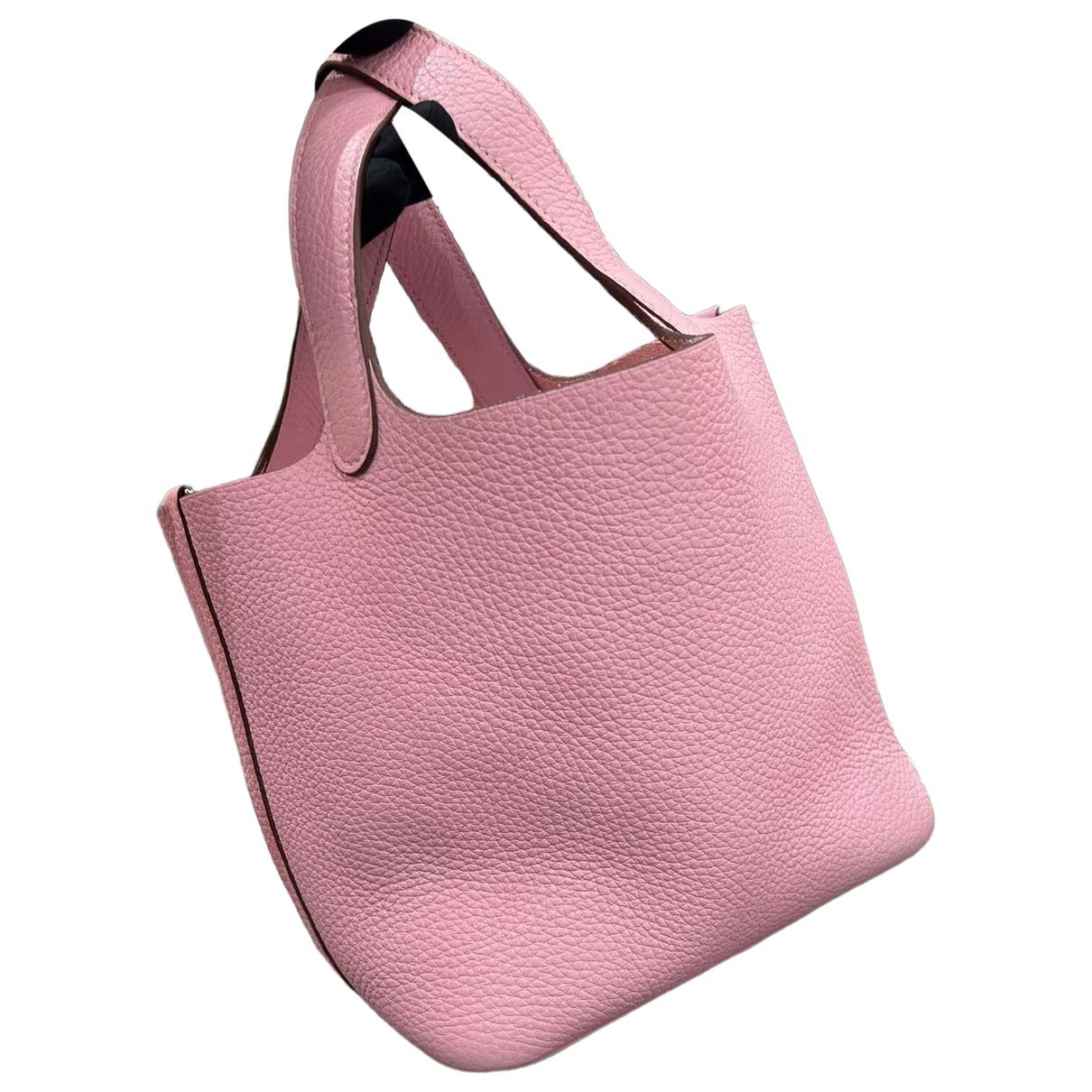Picotin leather handbag