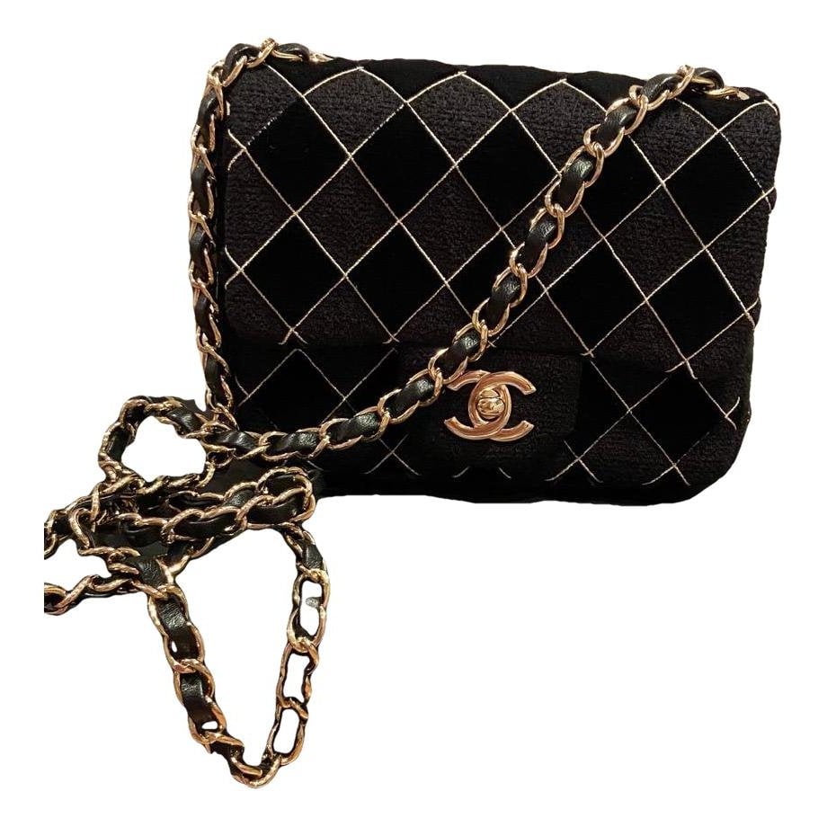 Timeless/Classique tweed crossbody bag