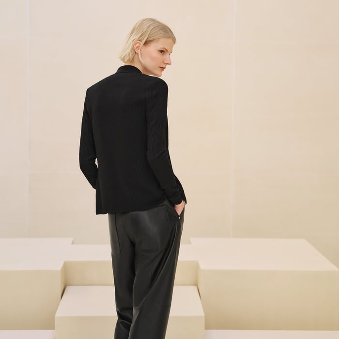 Noir Shirt Cardigan