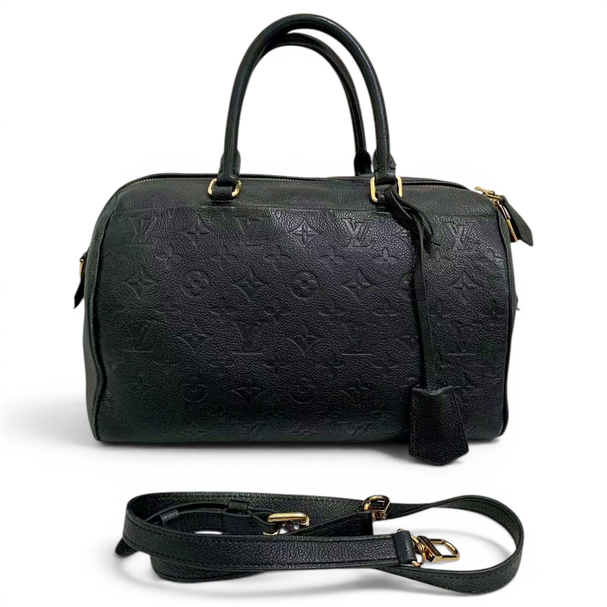 Speedy leather handbag
