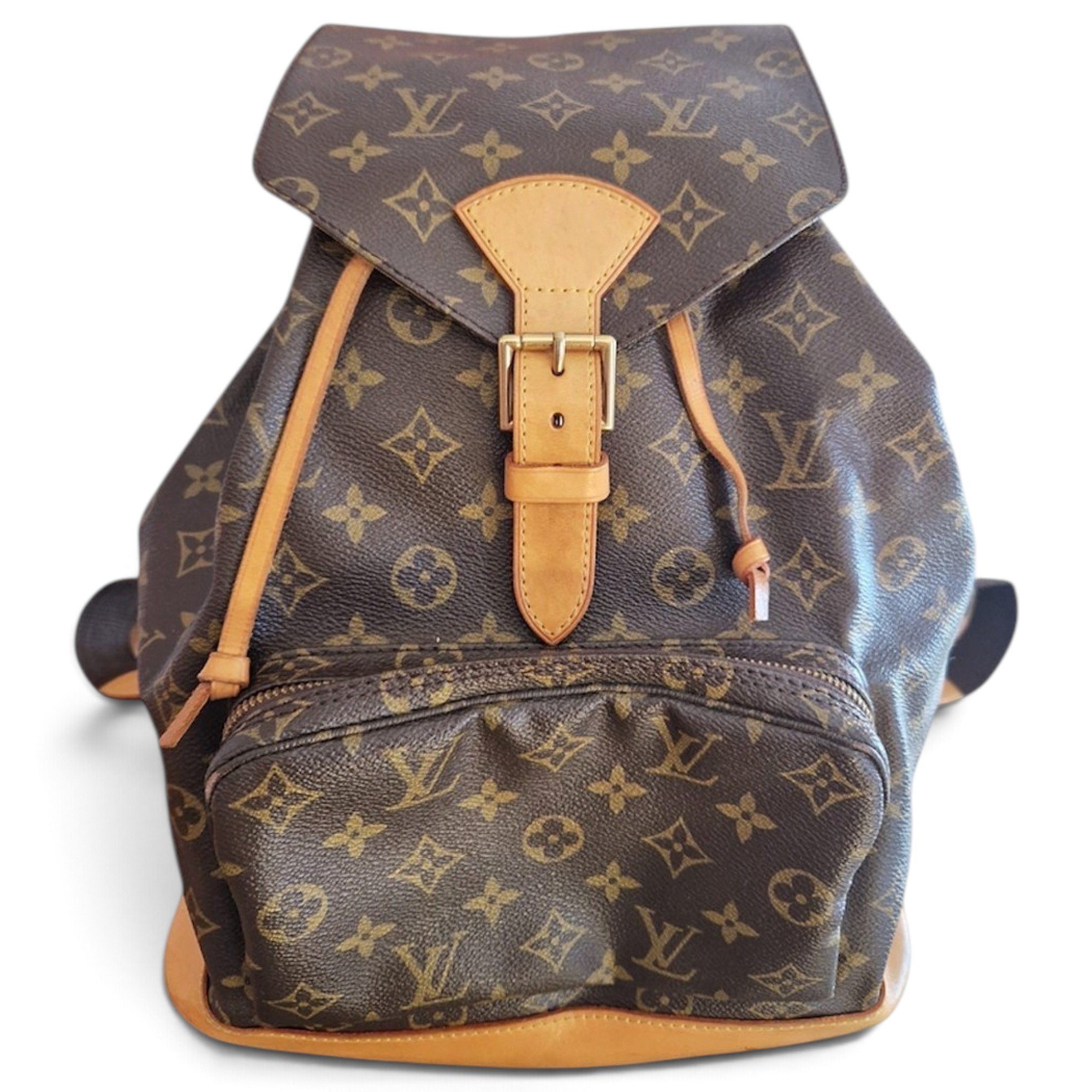Louis Vuitton Montsouris Vintage leather backpack