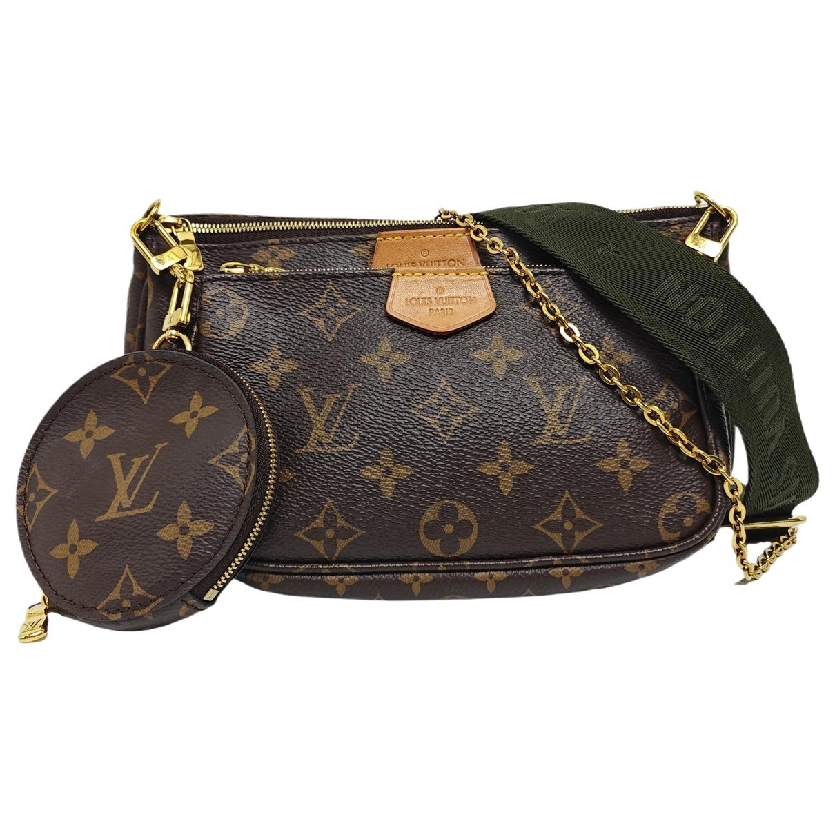 Maxi Multi Pochette Accessoires leather crossbody bag