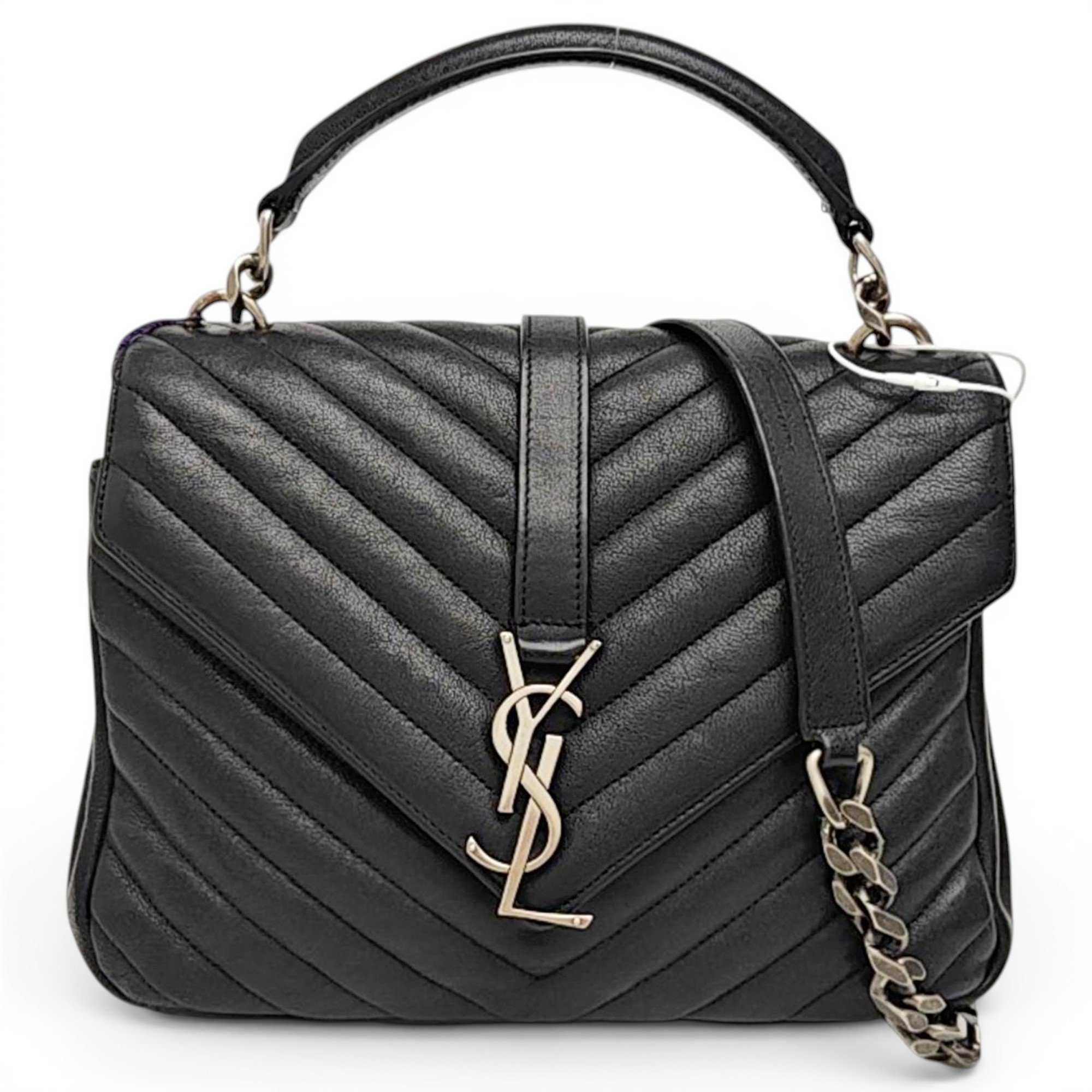 Saint Laurent Collége monogramme leather handbag