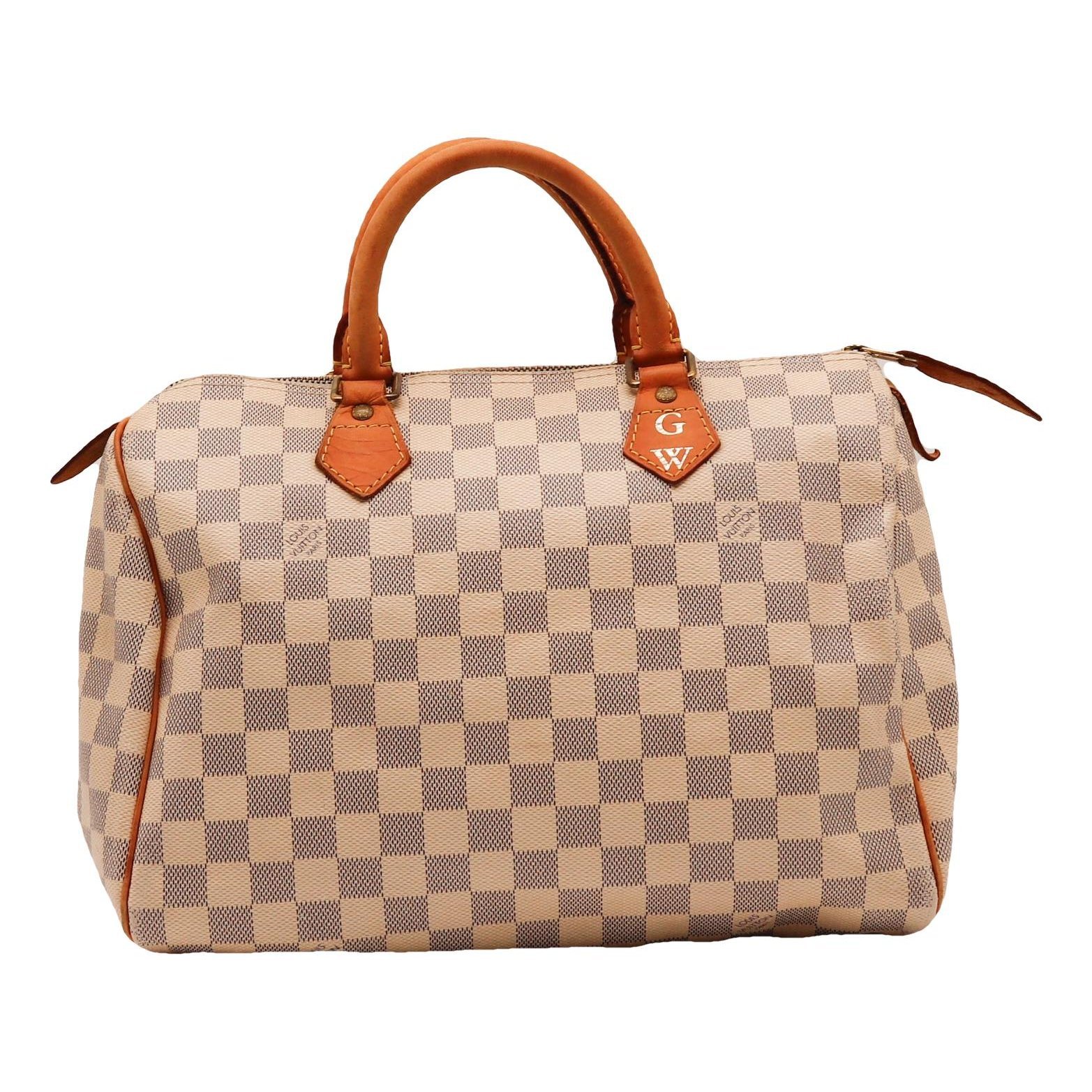 Speedy leather handbag