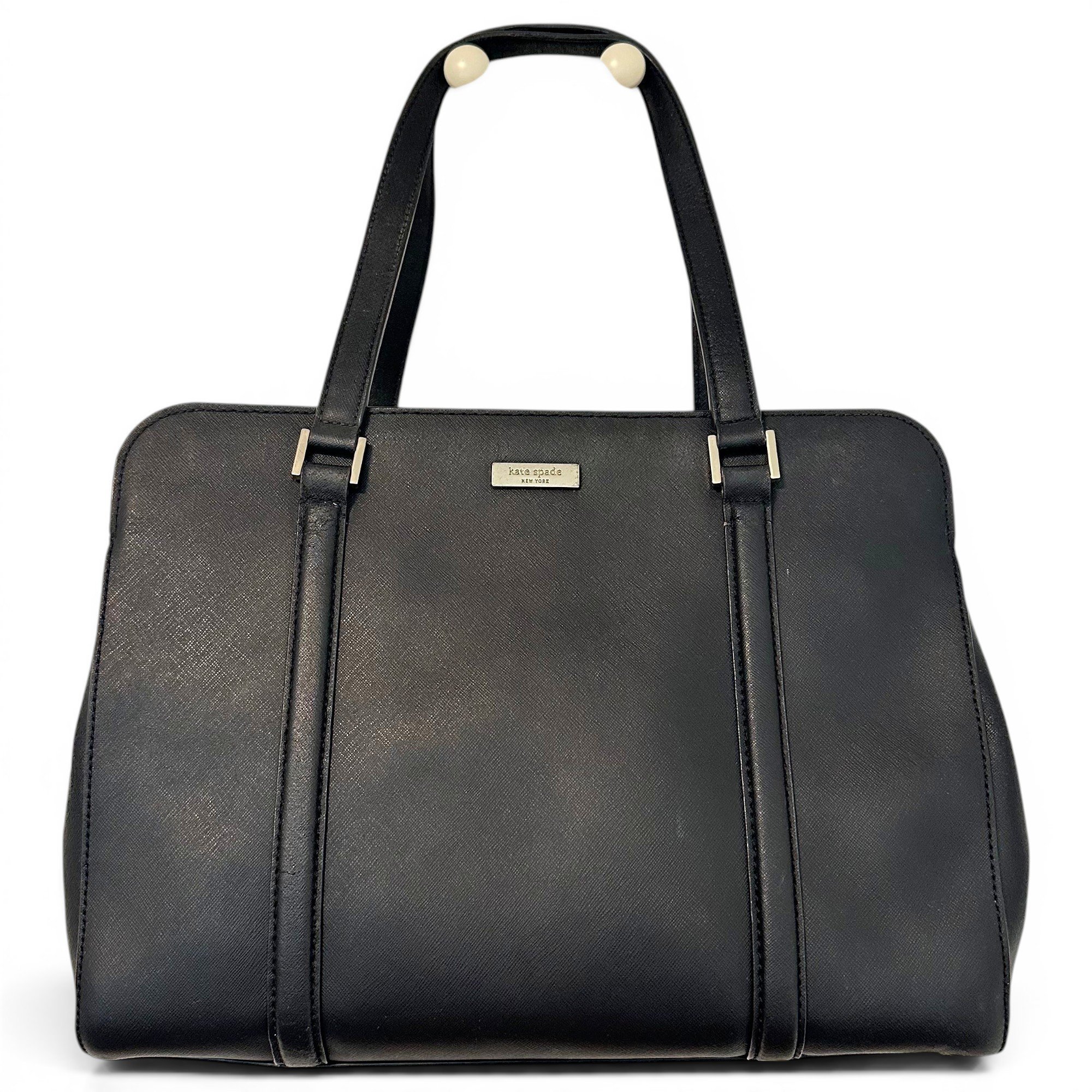 Leather tote
